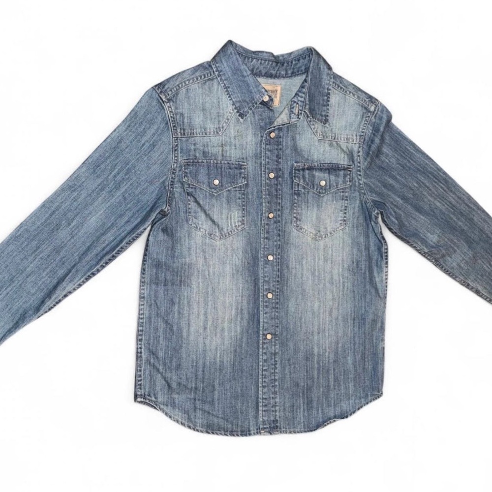Polo by Ralph Lauren Kids Blue Denim Button-Down Shirt